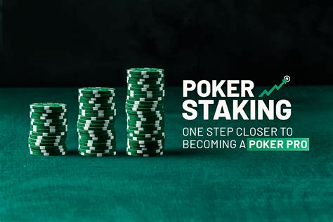 how does poker staking work.